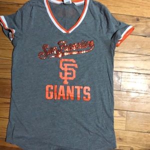 Giants Pink Short Sleeve